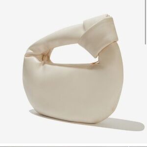 Melie Bianco Alexandra Top Handle Bag in Cream